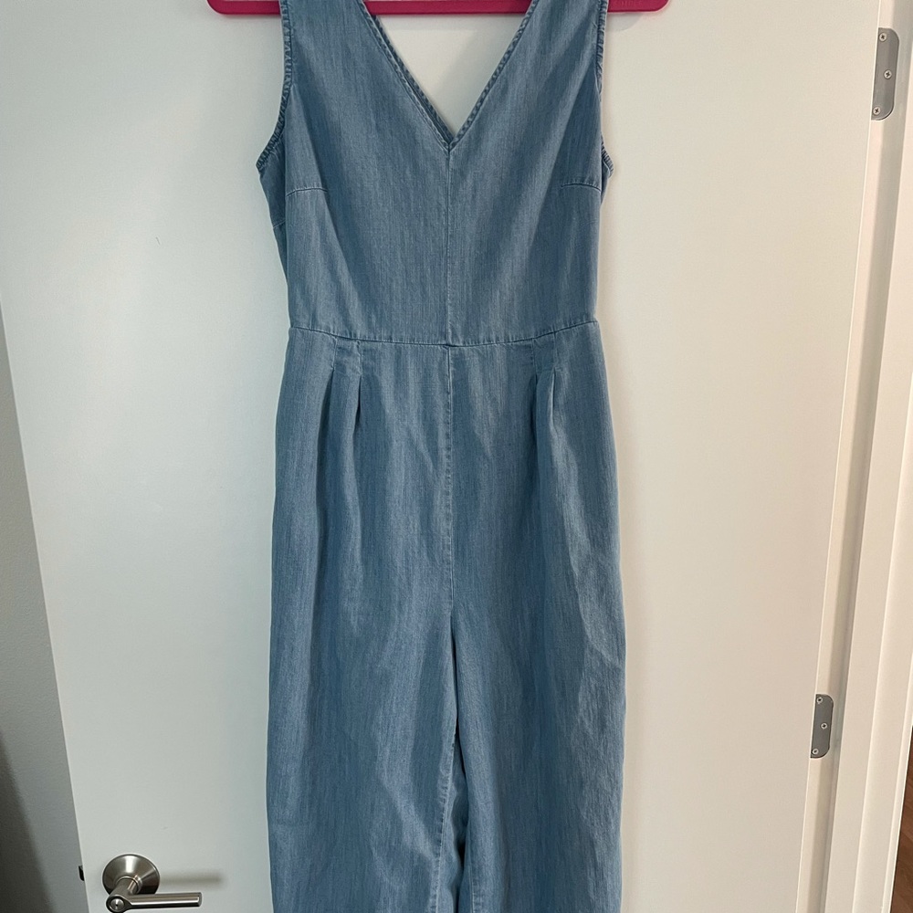 J.Crew denim jumpsuit- size 10